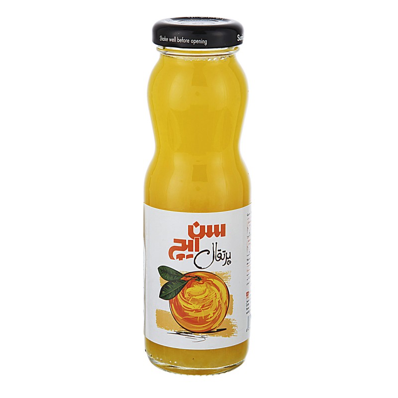 نکتار پرتقال شیشه ای سن ایچ - 200 سی سی