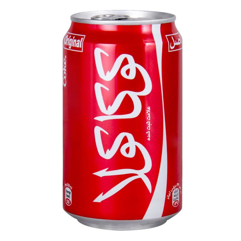 نوشابه قوطی کوکاکولا- 330 سی سی