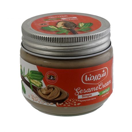 کرم کنجد ساده شیررضا - 200 گرم