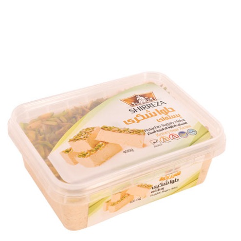 حلوا شکری  پسته ای شیررضا - 400گرم
