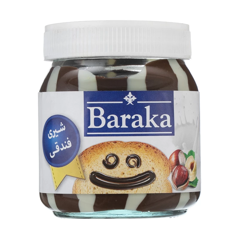 شکلات صبحانه شیری فندقی باراکا - 200 گرم