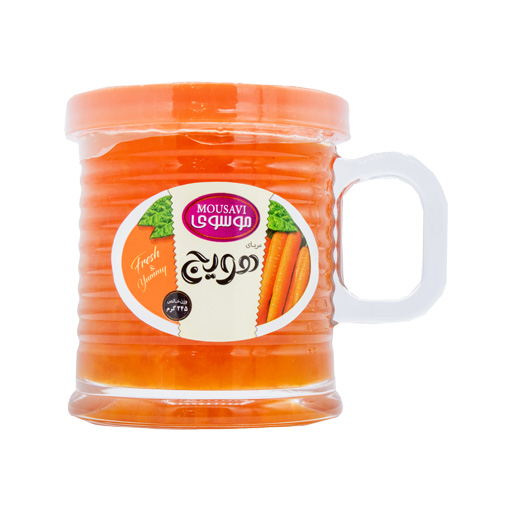 مربای هویج لیوانی موسوی - 245 گرم