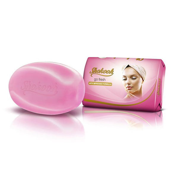 صابون 90 گرم صورتی شکوه  ( بسته 6 عددی )