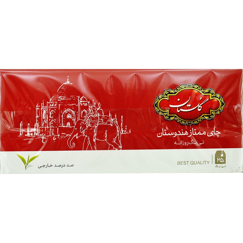 چای   گلستان کیسه ای  هندوستان 25 عددی