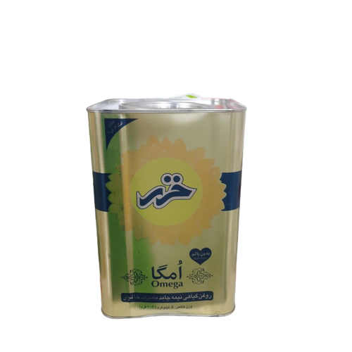 روغن خزر 5 کیلویی نیمه جامد