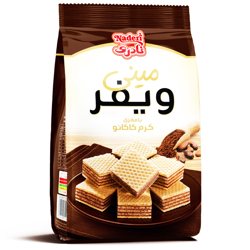 مینی ویفر با مغزی کاکائو نادری