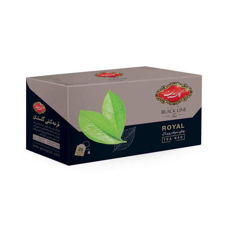 چای کیسه ای (رویال) 25 عددی گلستان