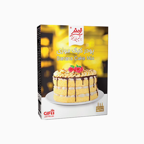 پودر کیک فرمند با طعم موز - 500 گرم