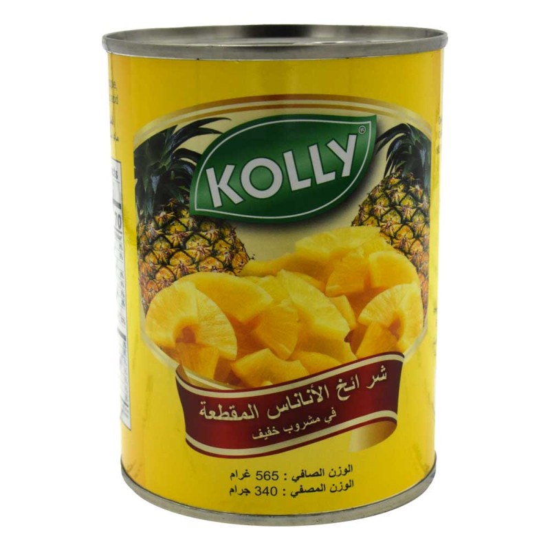 کمپوت آناناس خرد شده کولی اصل تایلند وزن ۵۶۵ گرم