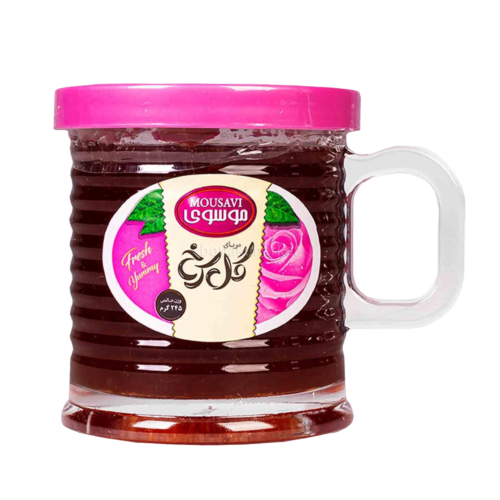 مربای گل سرخ لیوانی موسوی - 245 گرم