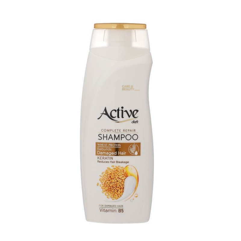 شامپو تقویت کننده و ترمیم کننده مو اکتیو مدل گندم حجم 350 میلی لیتر