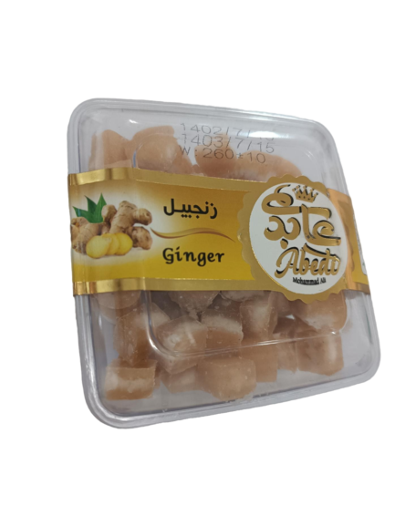 قند حبه با طعم زنجبیل عابدی - 260 گرم