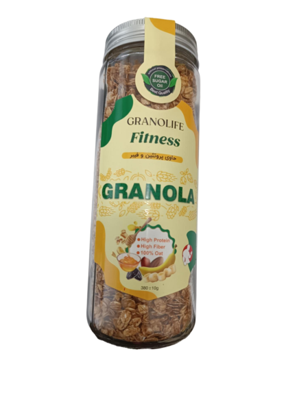 گرانولایف فیتنس حاوی پروتئین و فیبر - 380 گرم