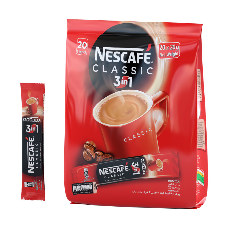کافی میکس کلاسیک 3در1 نسکافه تک تفره  - 20 گرم