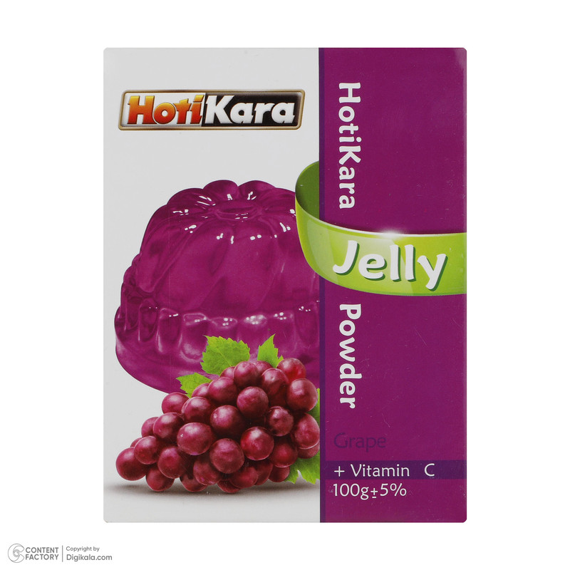 پودر ژله انگور هاتی کارا - 100 گرم