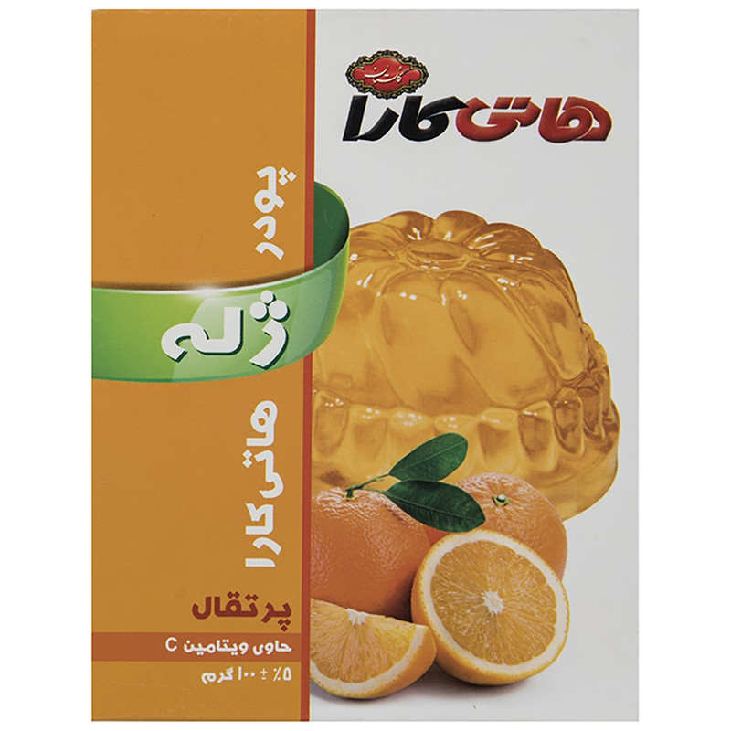 پودر ژله پرتقال هاتی کارا مقدار - 100 گرم