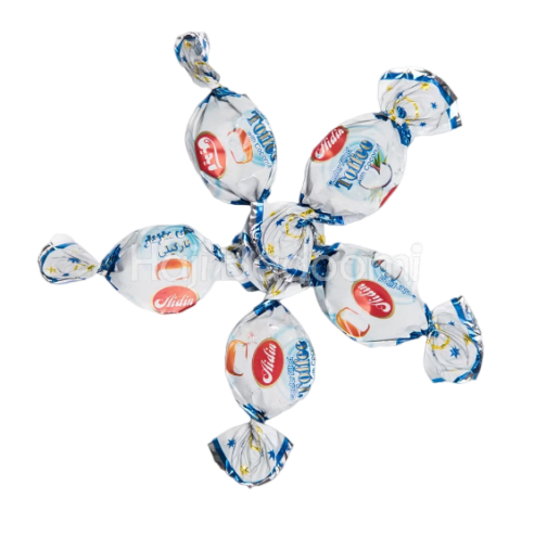 شکلات تافی مغزدار نارگیلی وشیر عسلی آیدین فله (1 کیلوگرم)