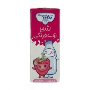 شیر توت فرنگی 200 سی سی پاکتی پگاه