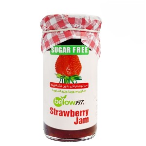 مربای توت‌فرنگی بدون قند بیلو