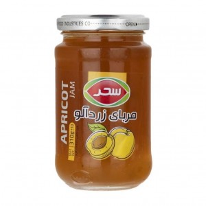 مربا زردآلو شیشه 310 گرم سحر