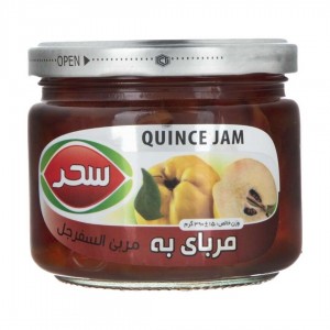 مربا به 390 گرم شیشه سحر