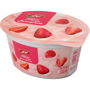 خامه توت‌فرنگی 100 گرم کاله