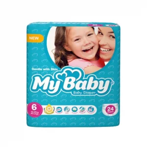 پوشک بچه شورتی پول آپ 24 عددی سایز 6 مای بی بی