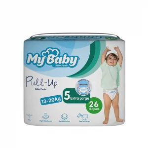 پوشک بچه شورتی پول آپ 26 عددی سایز 5 مای بی بی