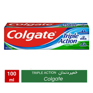 خمیردندان کلگیت مدل triple action 123 حجم 100 میلی لیتر