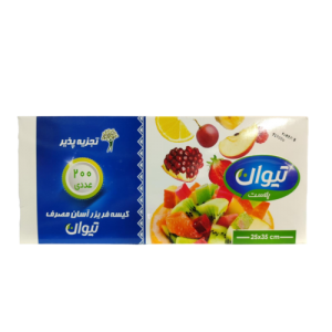 کیسه فریزر آسان مصرف 200 عددی تیوان پلاست