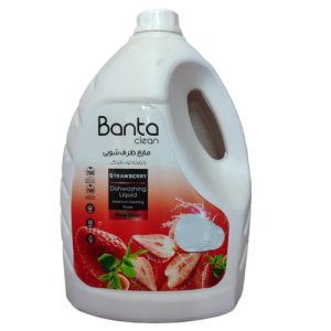 مایع ظرفشویی مدل توت‌فرنگی بانتاکلین - 4 لیتر