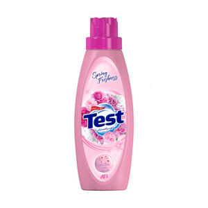 نرم کننده لباس تست رایحه طراوت بهار (صورتی) 1 لیتر