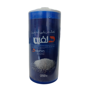 نمک دریایی قوطی 250 گرمی دلفین