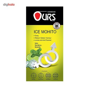 کاندوم اورز مدل Ice Mohito بسته 12 عددی