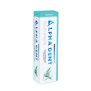 خمیر دندان آلفادنت مدل whitening حجم 75 میلی لیتر