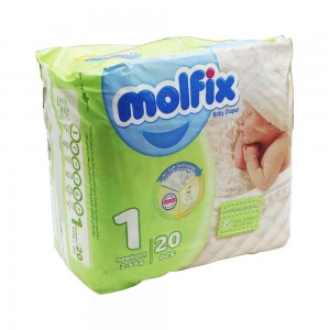 پوشک بچه  سایز1 مولفیکس 20 عددی