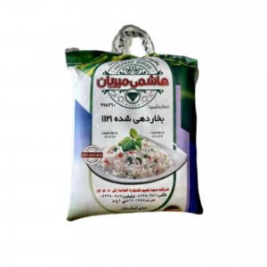 برنج پاکستانی استیم دانه بلند هاشمی میریان ۱۰ کیلو گرم