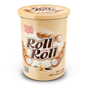 ویفر گلس رول رول وانیلی نادری