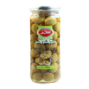 زیتون شور سبز 500گرم سحر