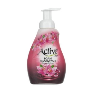 مایع دستشویی 450گرم فوم(قرمز)اکتیو