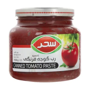 رب گوجه فرنگی شیشه 1550 گرم سحر