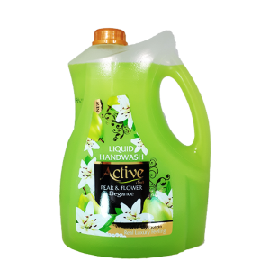 مایع دستشوئی با رایحه گل و گلابی اکتیو - 4 لیتری