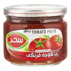 رب گوجه فرنگی شیشه 340 گرم سحر