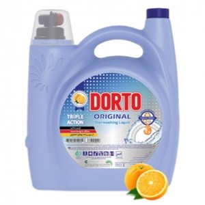 مایع ظرفشویی رایحه پرتقال دورتو - 4 لیتری
