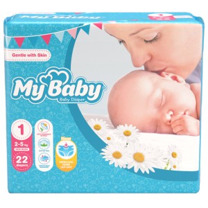 پوشک بچه مای بیبی - 22 عددی سایز 1