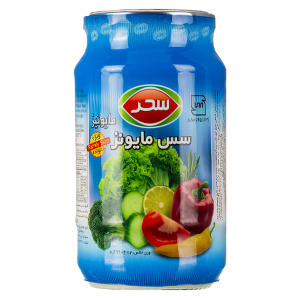 سس شیشه 980گرم با چربی کاهش یافته سحر