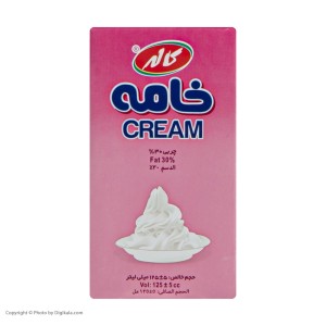 خامه پاکت 125 گرمی کاله