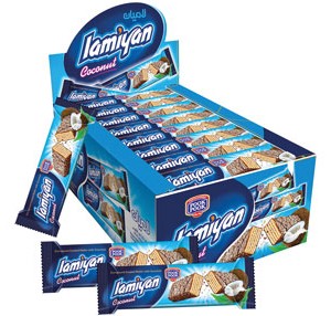 ویفر شکلات نارگیلی پوک پوک