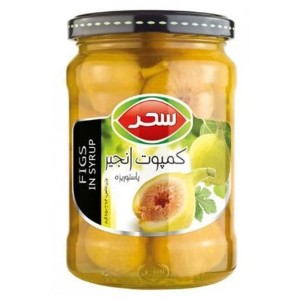 کمپوت انجیر شیشه سحر