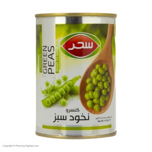 کنسرو نخود سبز قوطی سحر